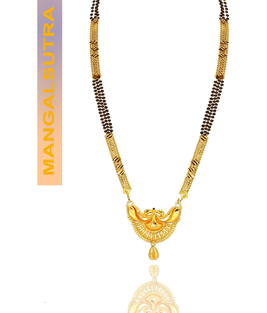 Shankhraj Mall Gold Plated Letest & Designer Mangalsutra For Women-100240 view 2