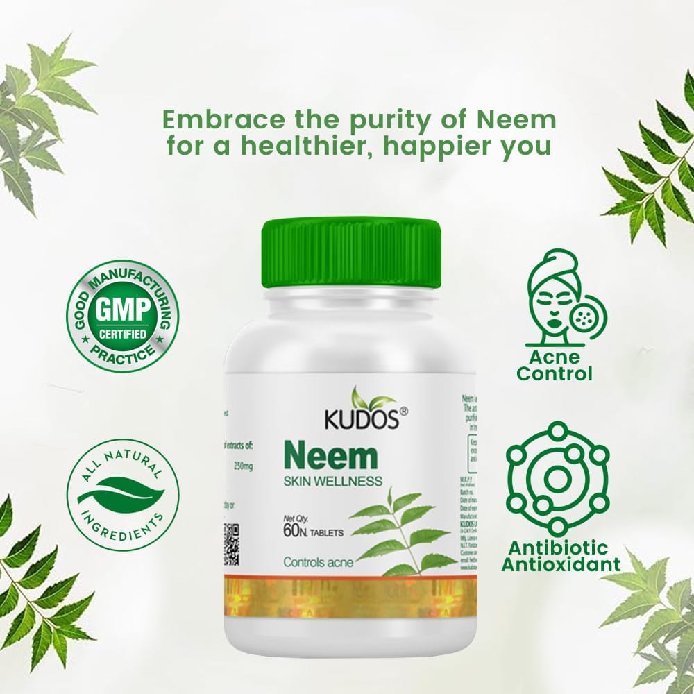 Kudos Neem Tablets(60 Tabs) view 2
