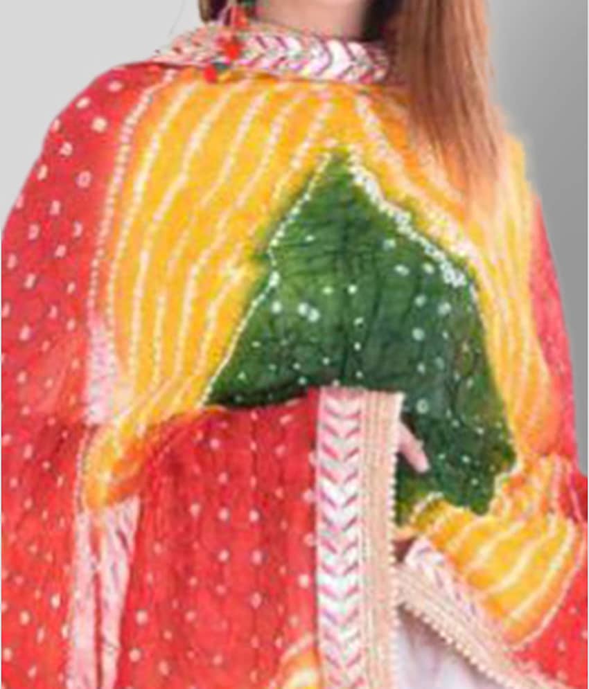 Apratim Multicoloured Art Silk Dupatta view 2