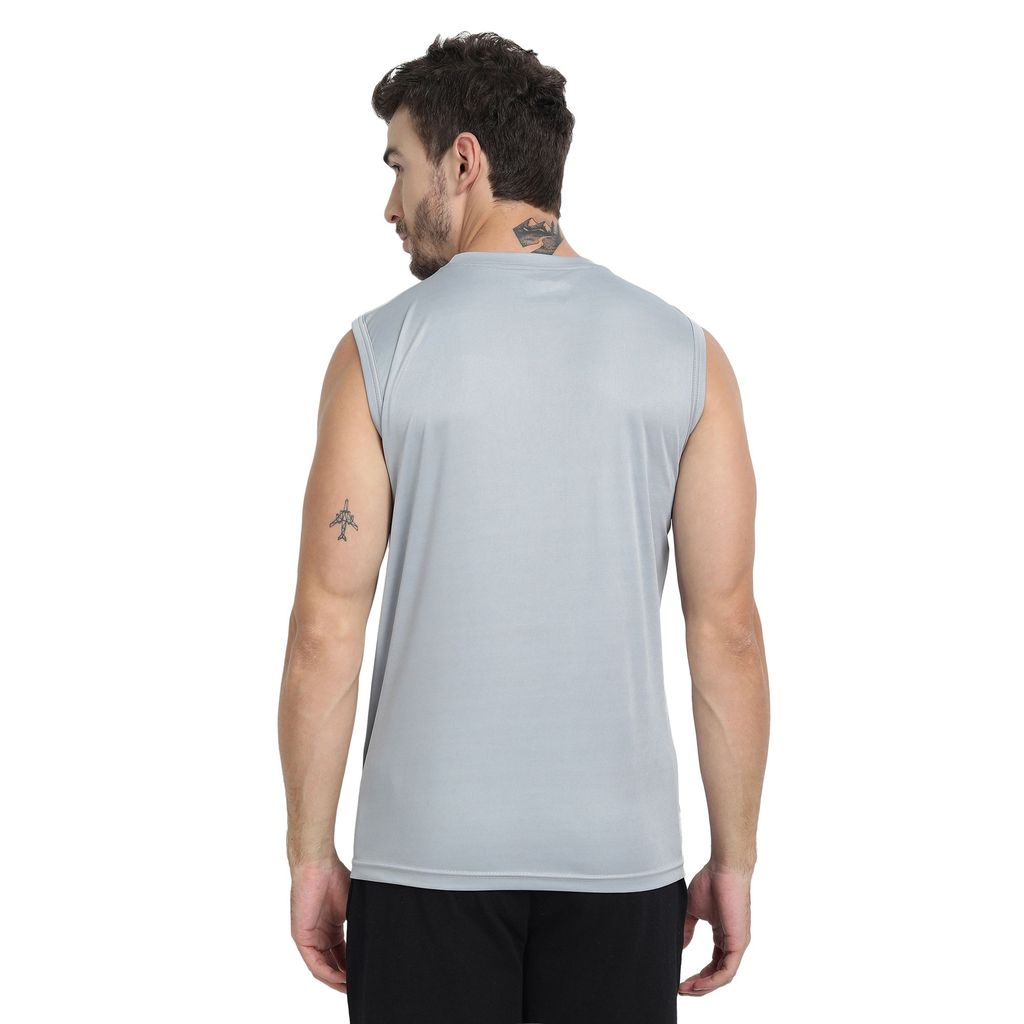 FTX Men Colorblock Round Neck Sleeveless Tshirt view 2