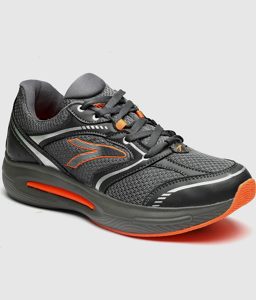 Action Running Shoes Gray Men's Sports Running Shoes view 2
