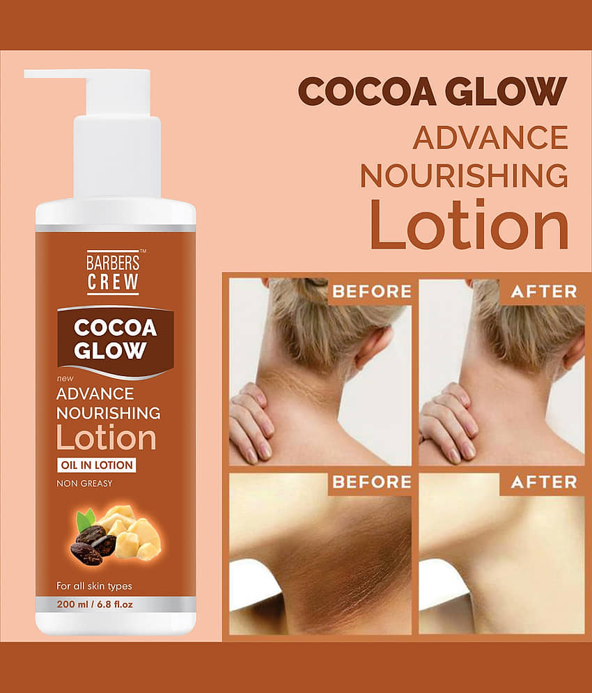 Barbers Crew Cocoa Glow Brightning & Whitening Body Lotion Daily Care Moisturizer 200 ml view 2