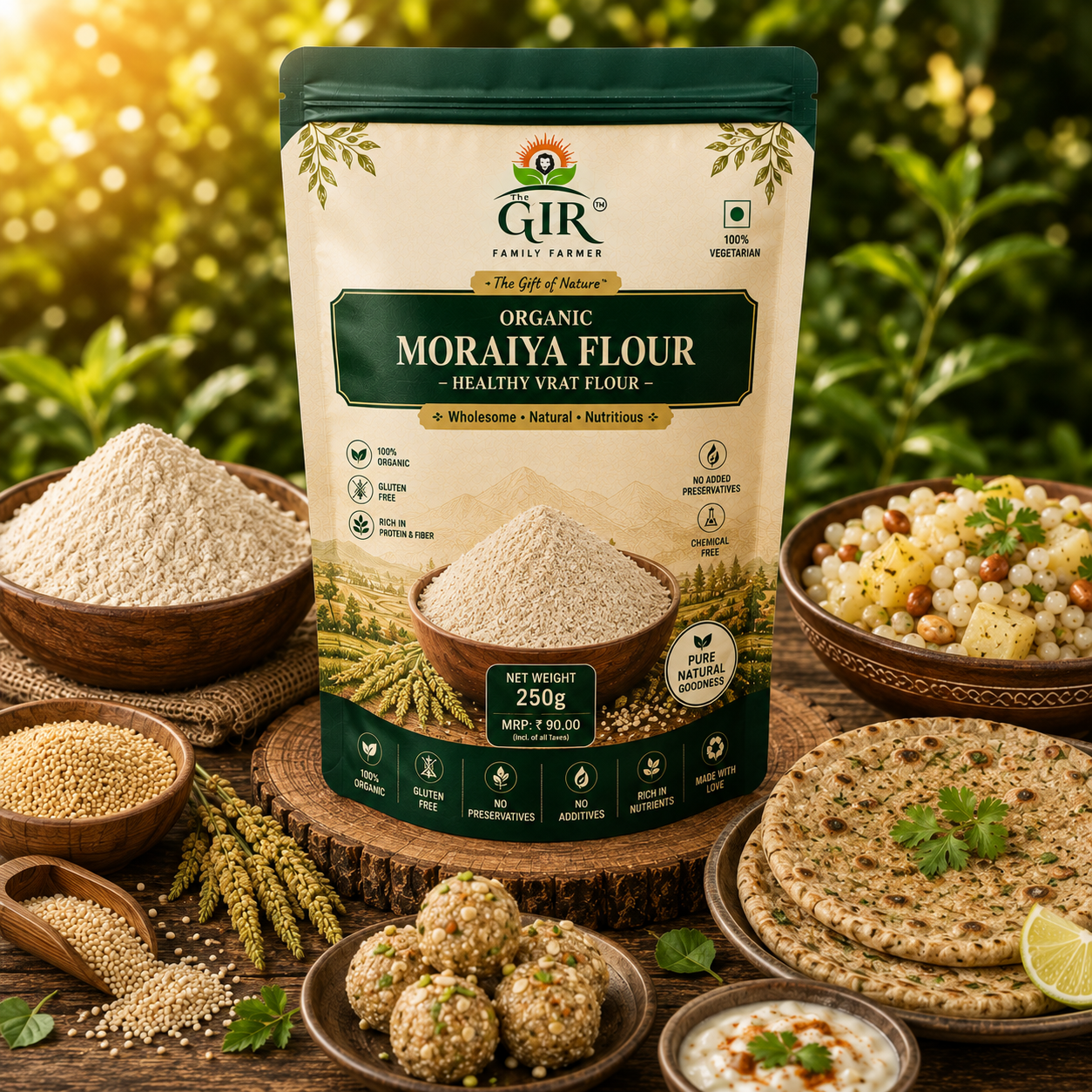 Organic Moraiya Flour - Healthy Vrat Flour view 2
