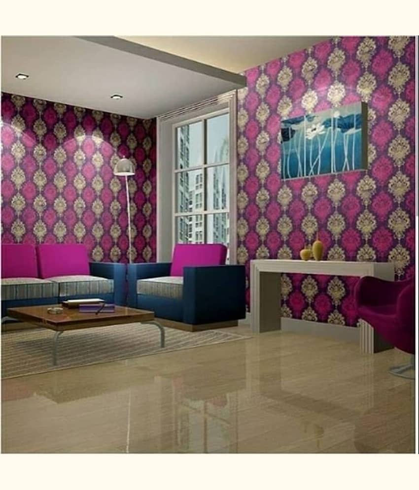Jaamso Royals Abstract Wallpaper ( 45 x 500 ) cm ( Pack of 1 ) view 2