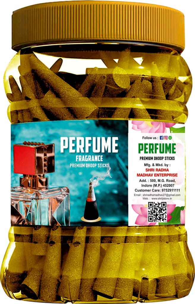 Shri Shriji Flam Aromatic Peace Dhoop Cones for Purification, Relaxation, Stress Relief, and Meditation, Natural Herbs, 60 Count in Jar Pack of 2 view 2