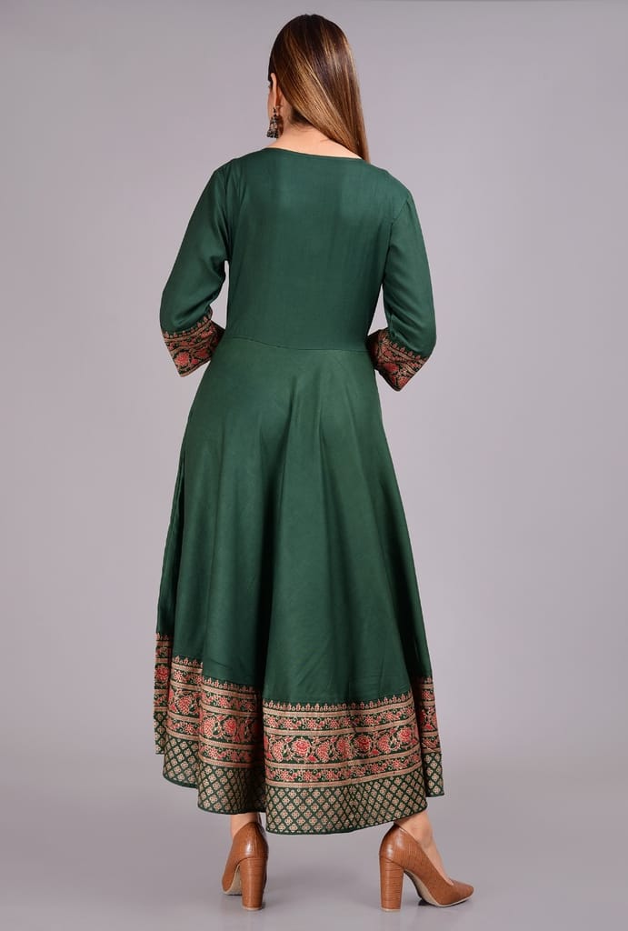 Green Haar Kurti view 2
