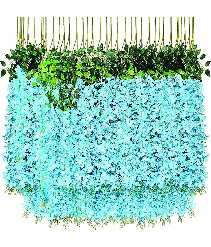 REAL PBR - Blue Wild Artificial Flower ( Pack of 4 )