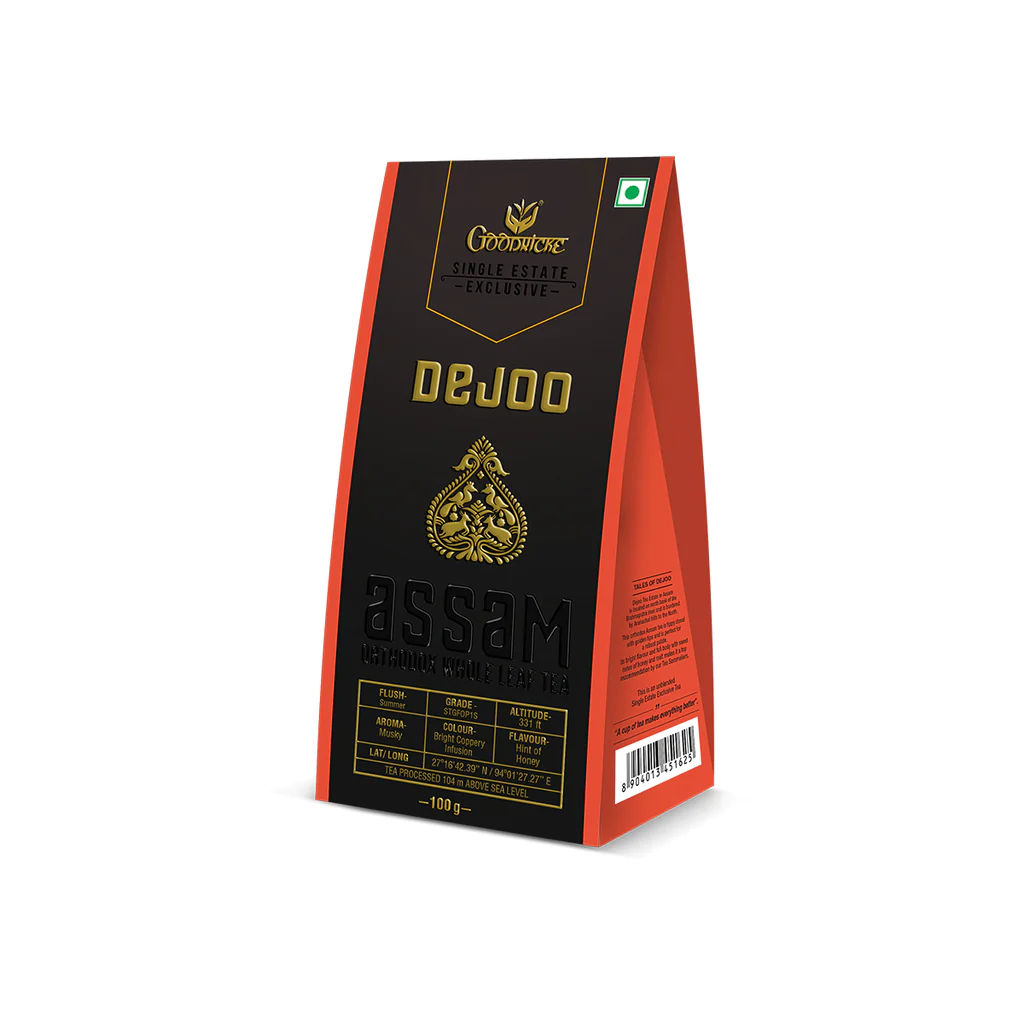 Goodricke Dejoo Single Estate Assam Orthodox Whole Leaf Tea, 100 gm view 2