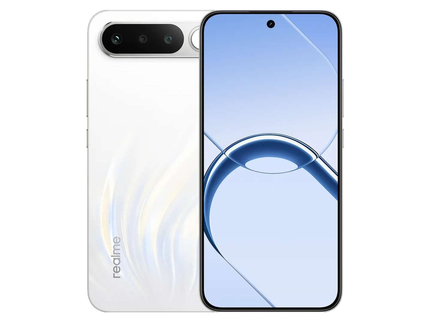 Realme 16 5G Smartphone 12GB RAM, 256GB Storage - Air White view 2
