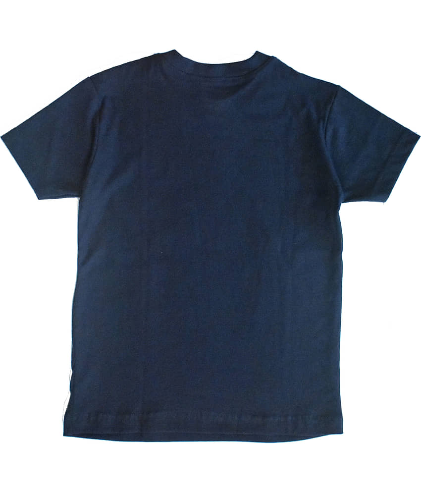 ETCHED DESIGN Pack of 3 Boys Cotton T-Shirt ( Navy Blue ) view 2