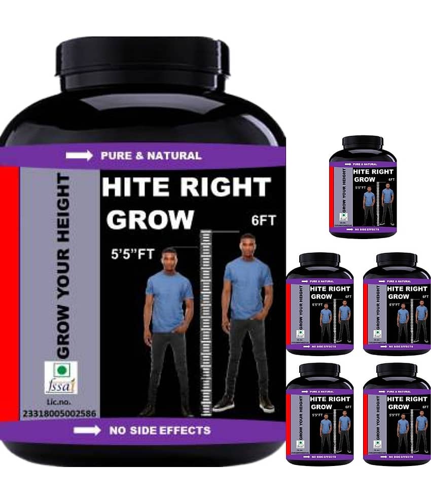 VITARA HEALTHCARE hite right grow plain flavor 0.6 kg Powder Pack of 6