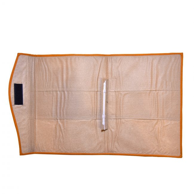 Tribes India Jute Orange File Folder view 2