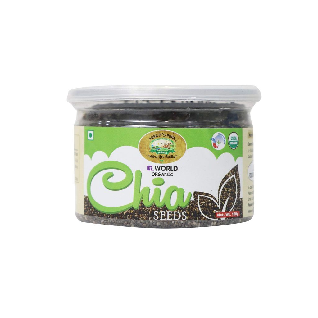 ELWORLD AGRO & ORGANIC FOOD PRODUCTS Chia Seeds 160 Gram (Pack Of 2) view 2