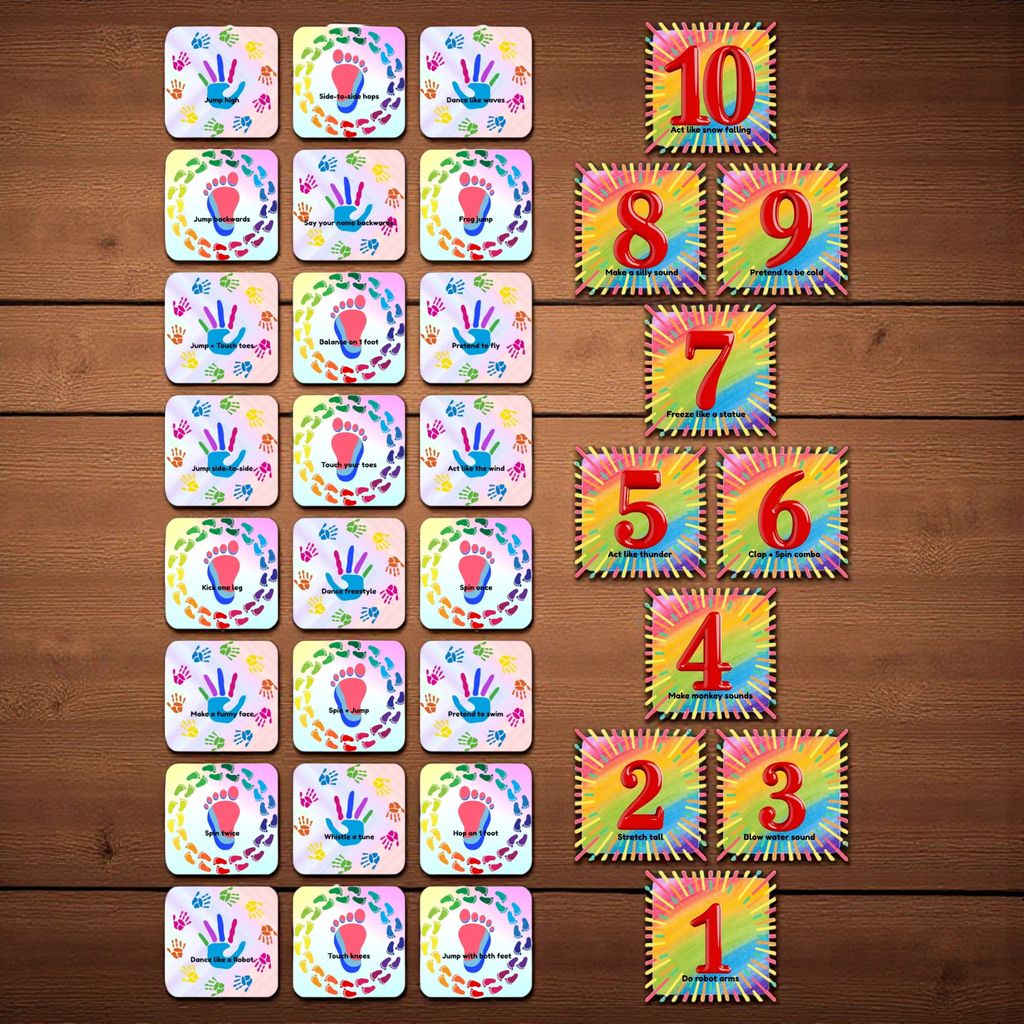 Customizable Peel and Stick Hopscotch Game for Kids – DIY Indoor Floor Game for Fun and Learning view 2