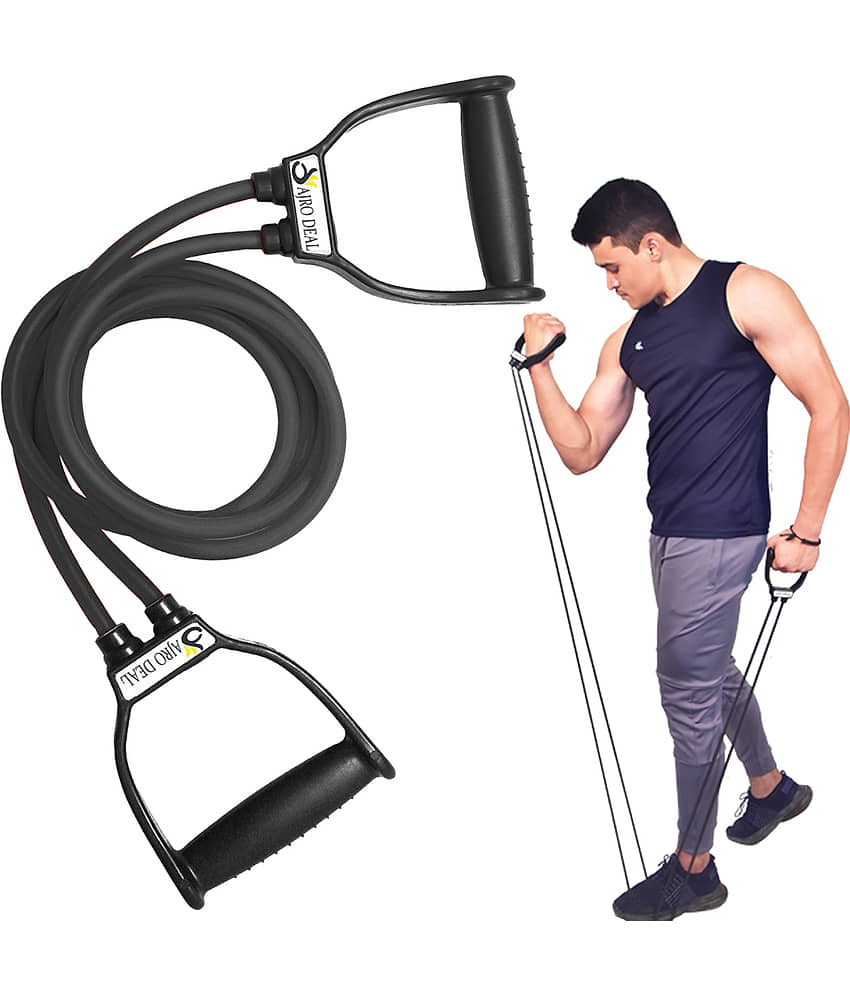 Resistance Tube, Exercise & Stretching Resistance Band Set For Men & Women Resistance Tube view 2
