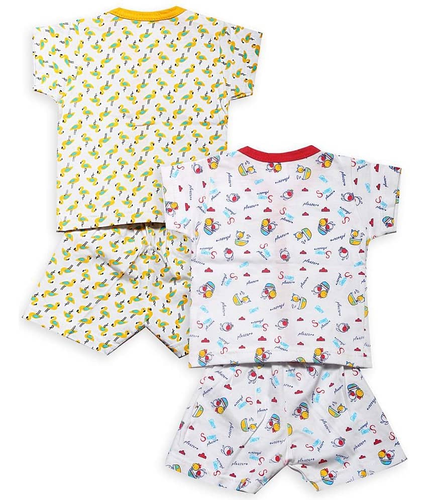 INFANT Unisex for Baby 100% Cotton T Shirts & Shorts ( Multi ) view 2