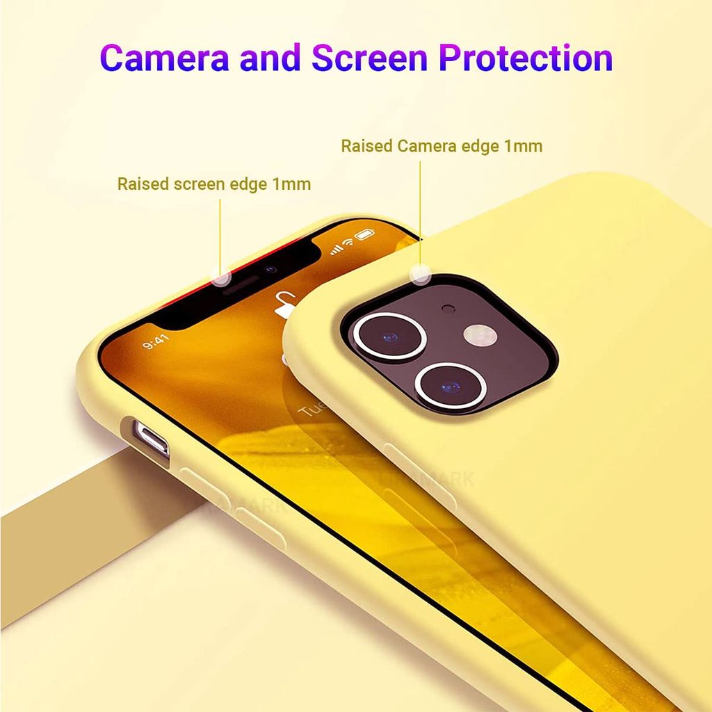 LIRAMARK Liquid Silicone Soft Back Cover Case for Apple iPhone 11 view 2