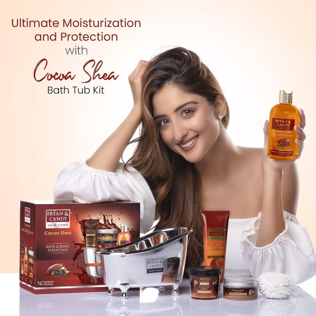 Bryan & Candy Cocoa Shea Tub Kit Gift Set For Women And Men view 2