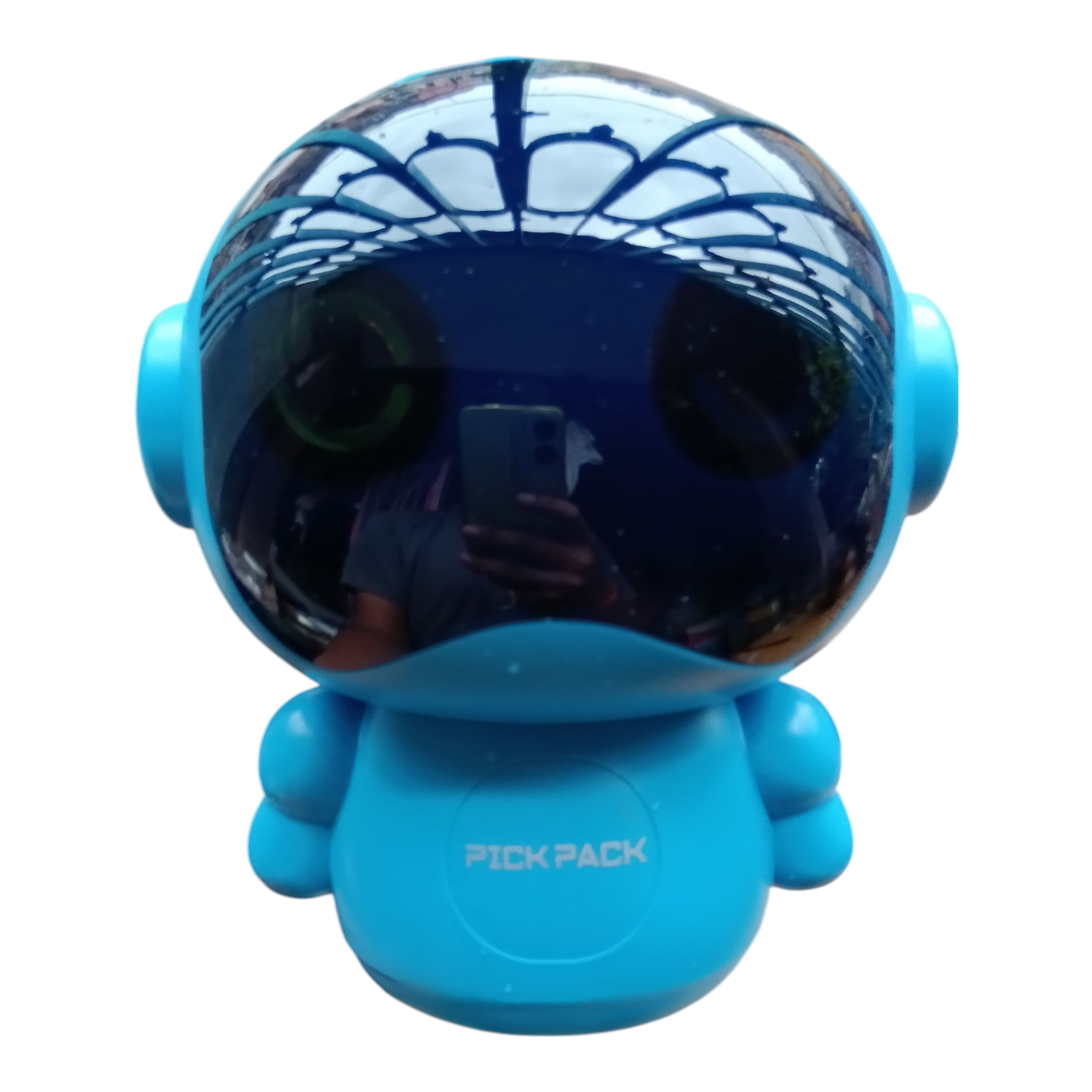 Pick Pack Mini Robot Bluetooth Speaker Cute LED Face, Powerful Sound, 4-Hour Playtime
