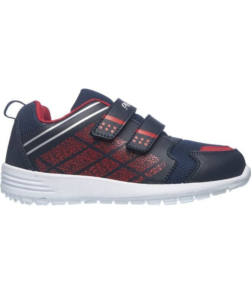 Khadim's Pedro Boys Navy Strap-On Sneakers view 2