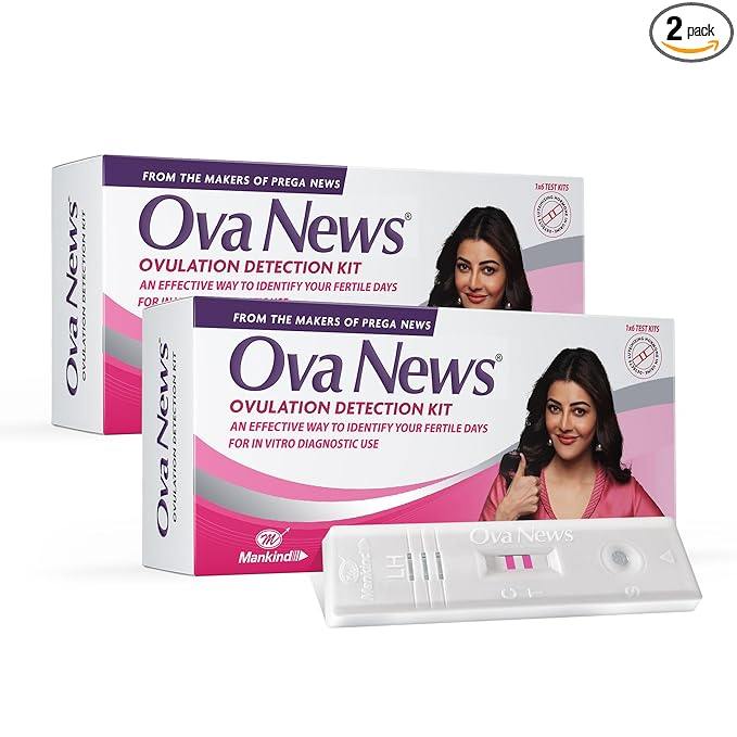 Ova News Ovulation Detection Kit Ovulation Kit (12 Tests Pack of 2)