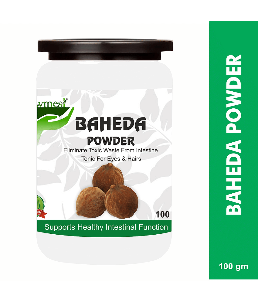 Rawmest 100% Pure Baheda For Healthy Hair Powder 100 Gm Pack of 1