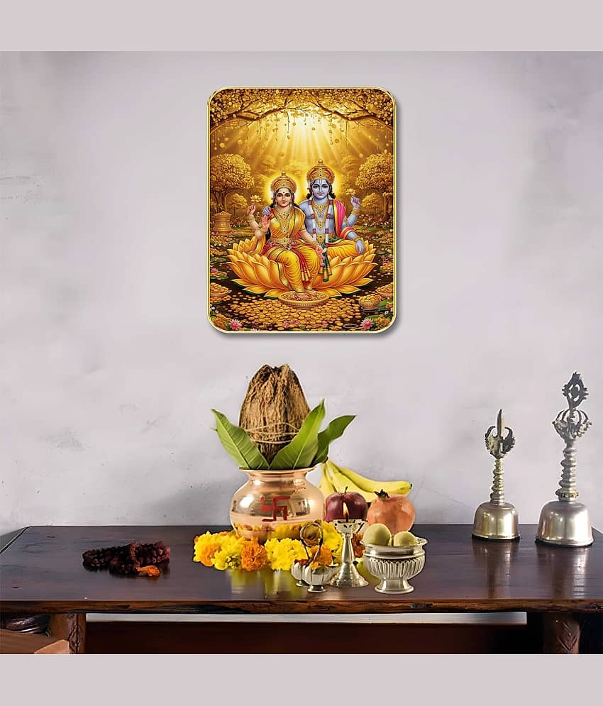 Livin'luxe Lakshmi Narayan MDF Wall Art with Table Top Stand view 2
