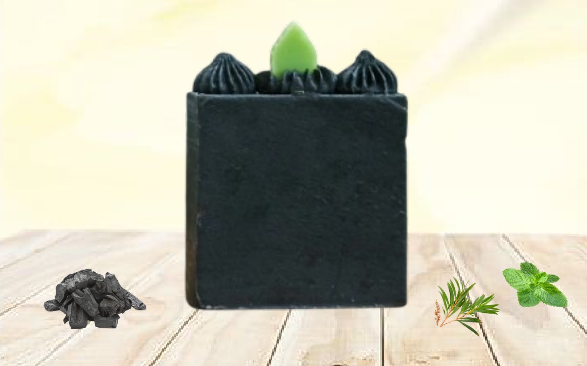 MINT CHARCOAL FRESH CHARCOAL, TEA TREE & PEPPERMINTSoap view 2