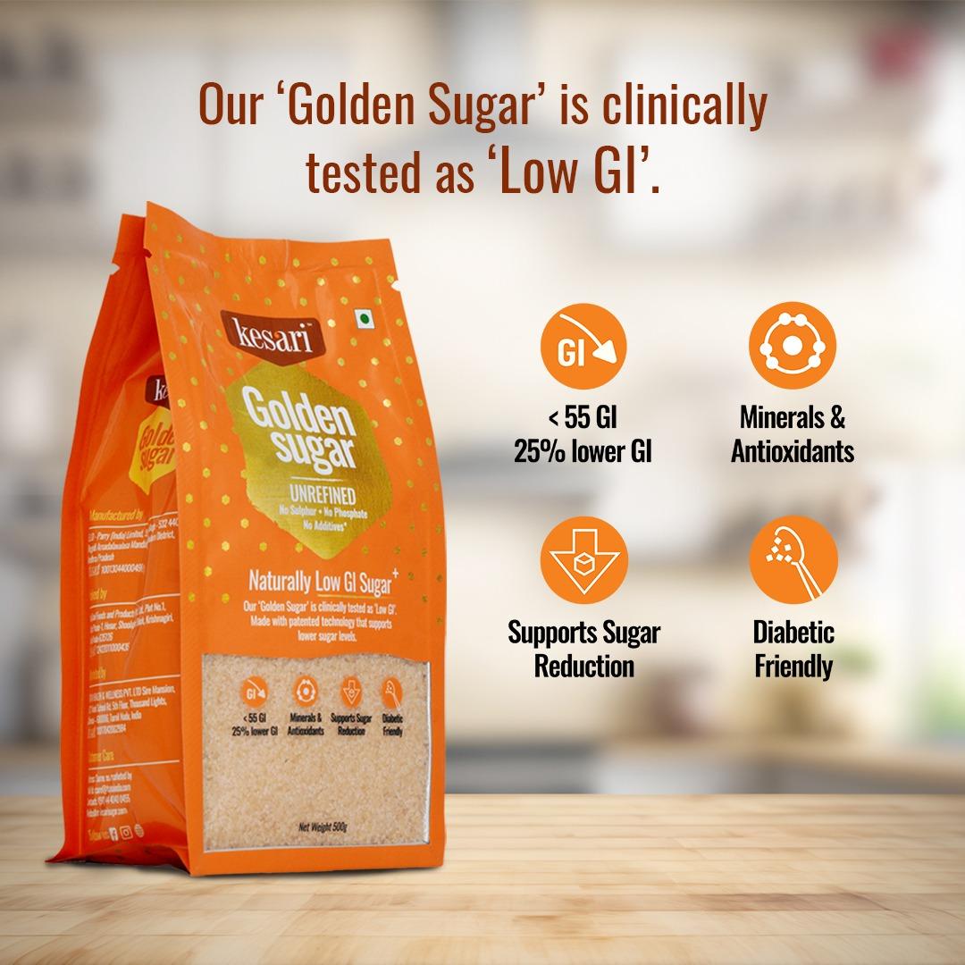 Kesari Golden Sugar - 1 kgs pack view 2