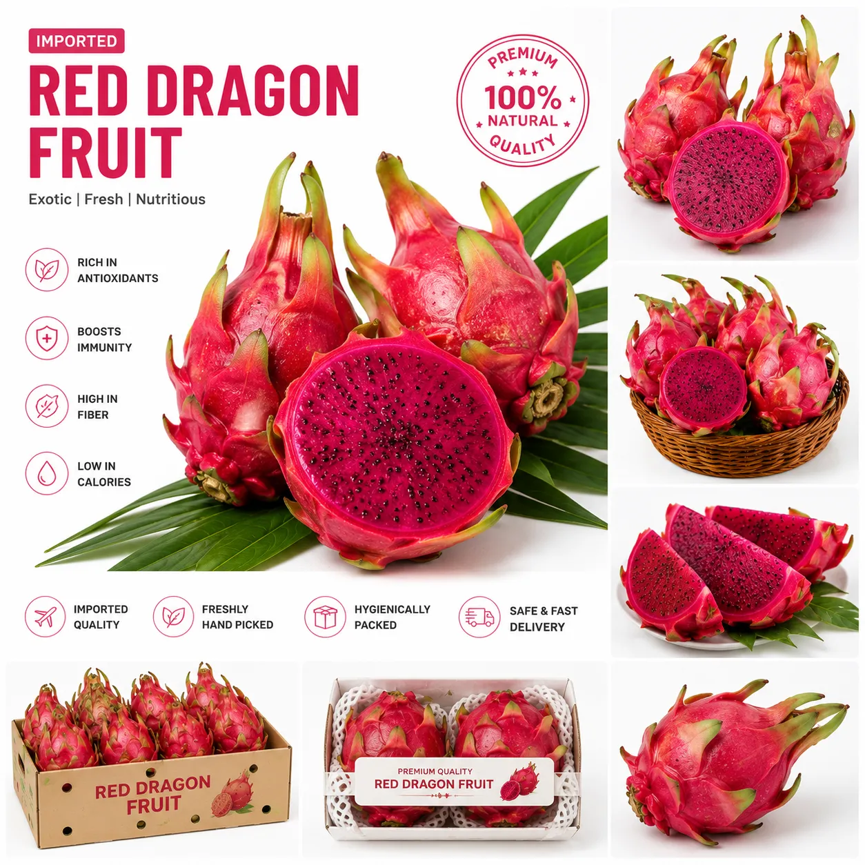 Indian Red dragon Fruit
