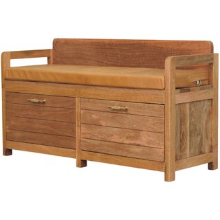 Oxford Oak-ish 2 Drawer Storage Bench view 2