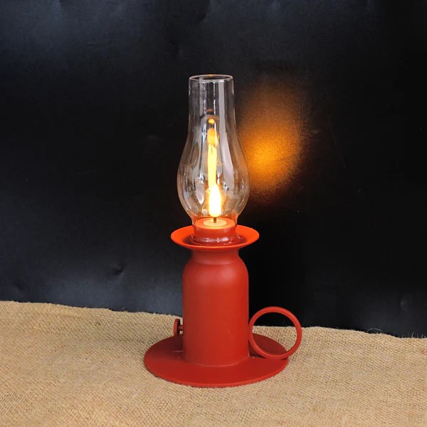 Vintage Style Plastic Candle Light LED Lamp (1 Pc) view 2