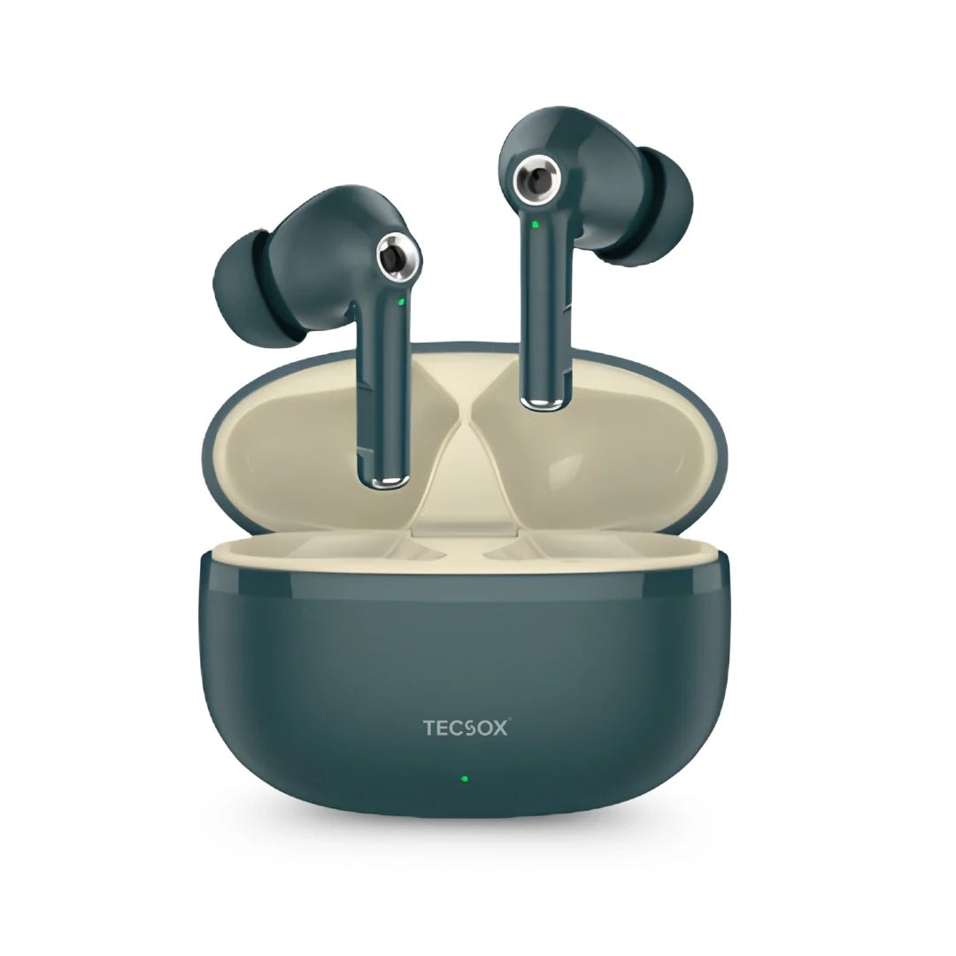 TecSox Omega 201 Wireless Earbud With Deep Bass | IPX Water Resistant