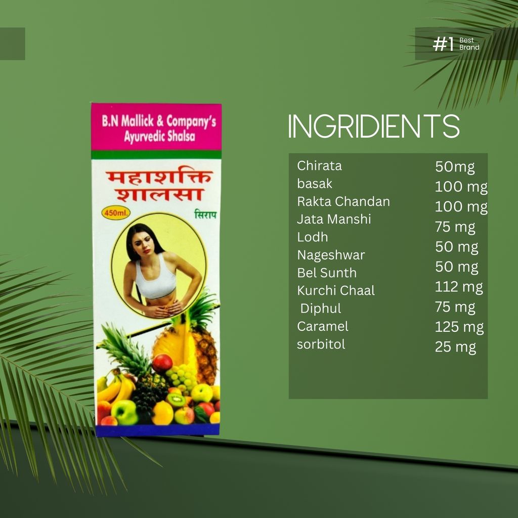 BN Shalsa Syrup - 200ml (Pack of 1) | Ayurvedic Blood Purifier & Skin Health Tonic view 2