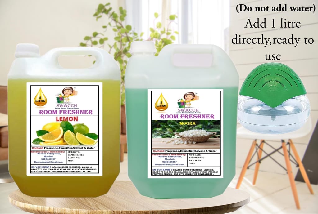 Swacch Room Freshner (5 Litre) (Pack of 2) Lemon & Mogra view 2