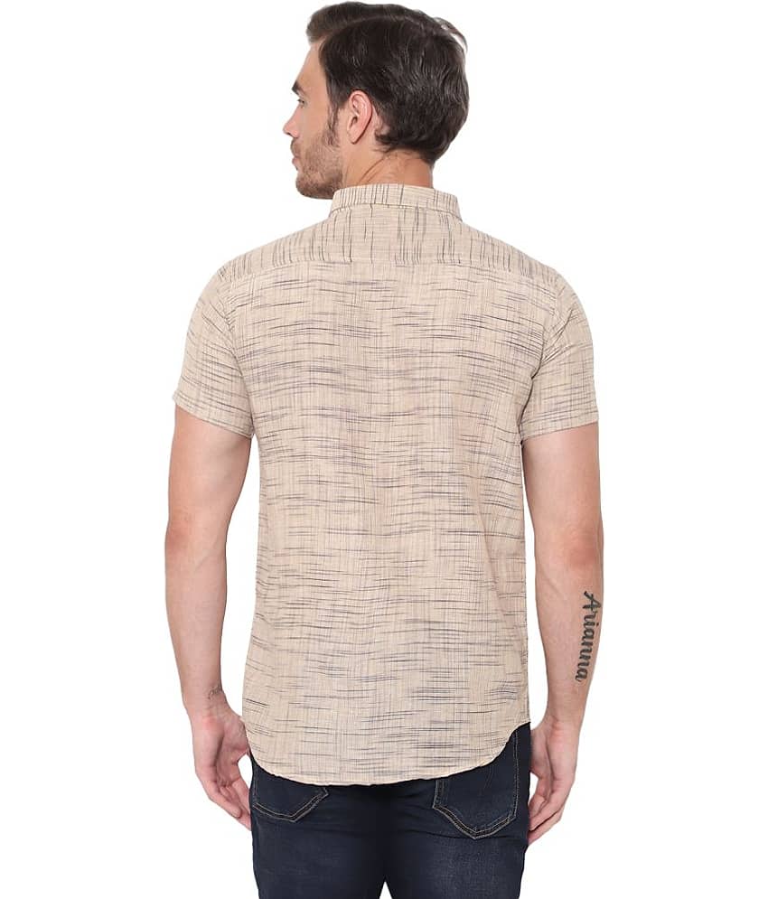 Latest Chikan - Blue Cotton Blend Regular Fit Men's Casual Shirt (Pack of 1) view 2