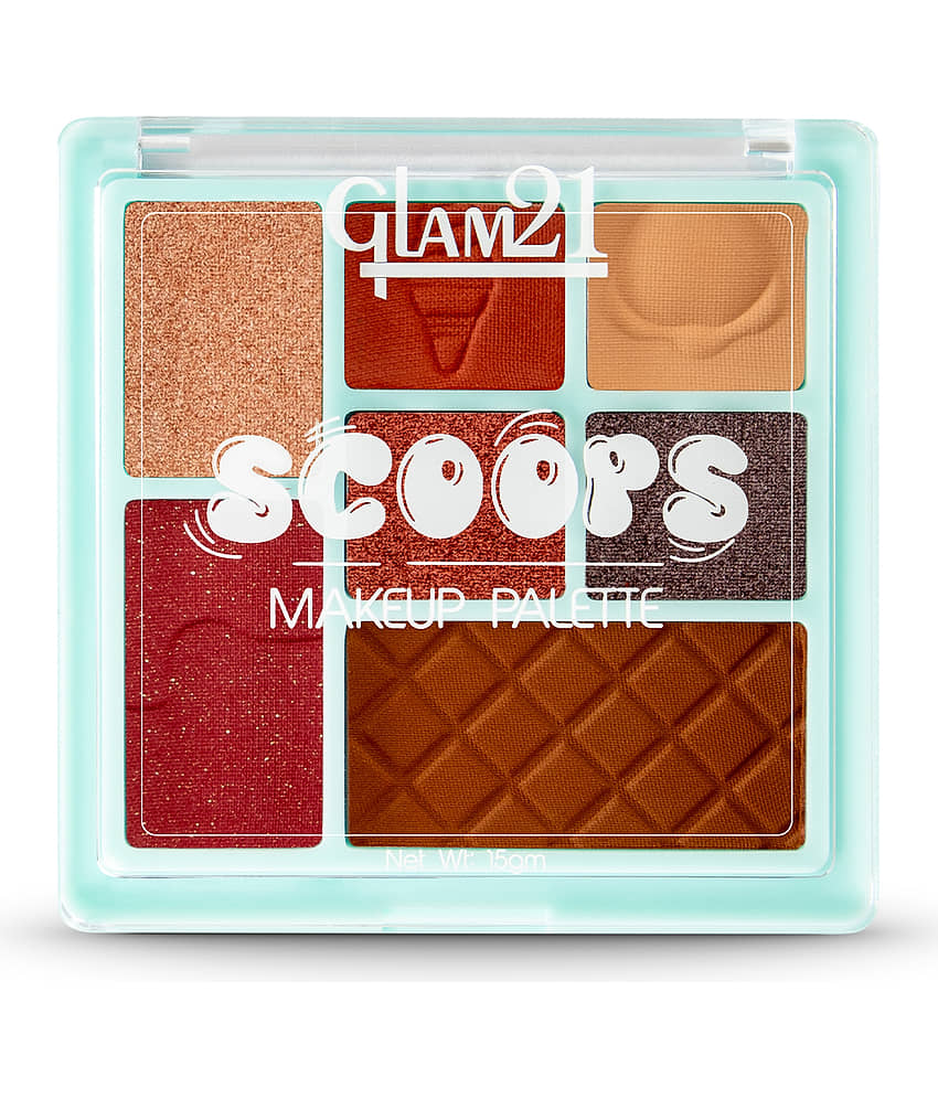 Glam21 Scoop Makeup Palette Eyeshadow+Contour+Highlighter+Blusher Matte & Shimmer Kit view 2