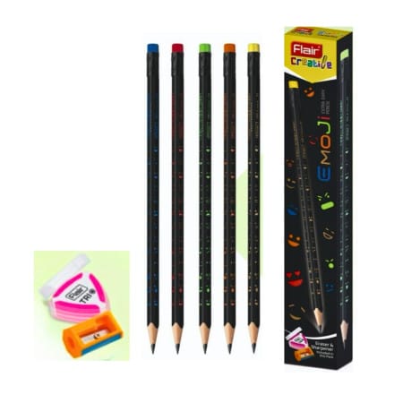 Flair Emoji Pencil(2pcs) view 2