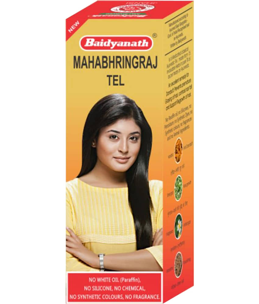 Baidyanath Mahabhringraj oil Hair Oil (100 ml*4) Oil 100 ml view 2