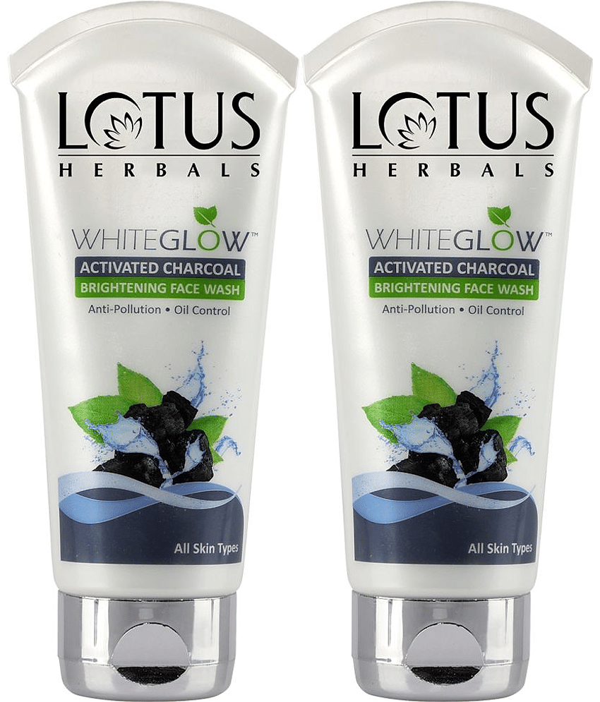 Lotus Herbals Whiteglow Activated Charcoal Brightening Face Wash 50g (Pack of 2) view 2