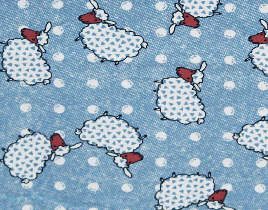 AIRWILL 100% Cotton Printed Pattern 4 Seater Square Table Cover Sized, 56x56 inches (Blue, Pack of 1) view 2