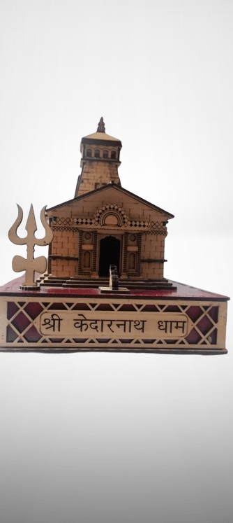 Shri Kedarnath Temple miniature 20 cm view 2