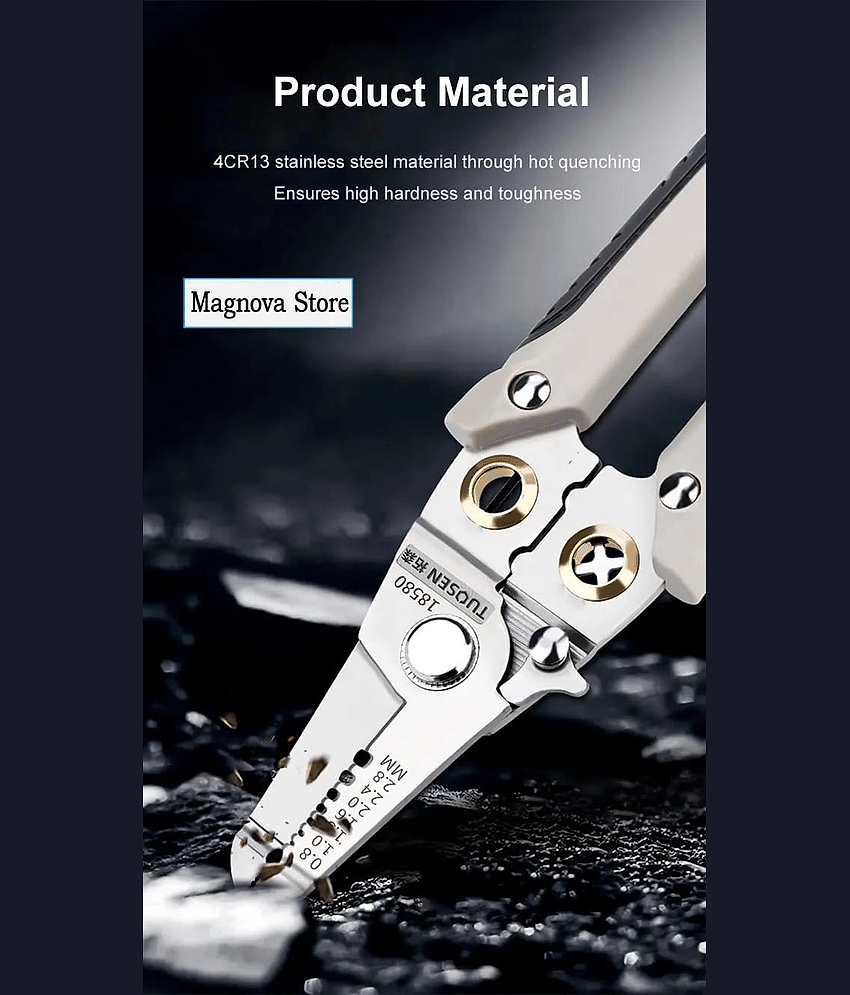 Saykhus 6-in-1 Multifunctional Wire and Cable Stripping Cutter view 2