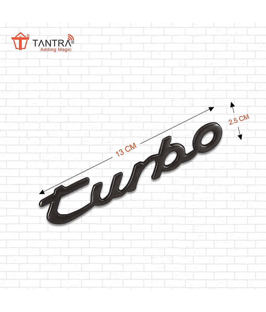 Tantra 3D Logo In Car Sticker view 2