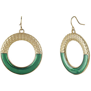 Round Ring Baali Earrings for Girls Daily Use Brass Material Earrings for Women's Fashion Jewellery for Party view 2