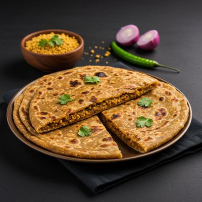 Sattu Onion Paratha