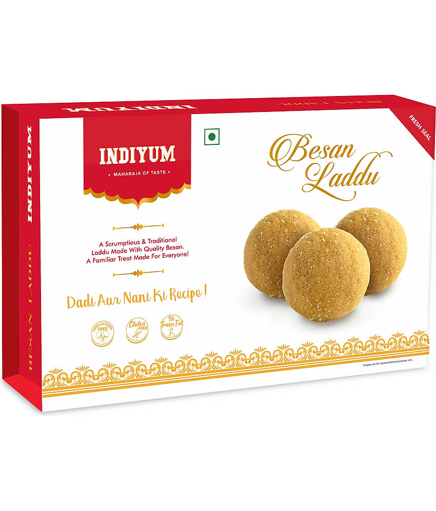 Indiyum Sweet Mithai Besan Laddu 800g (200g X 4) view 2