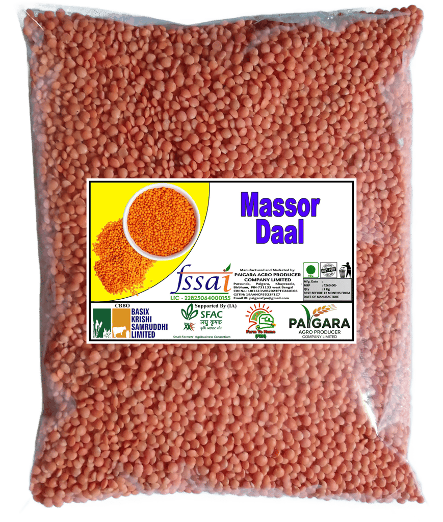 Massor Daal 1 Kg - Premium Unpolished Red Lentils