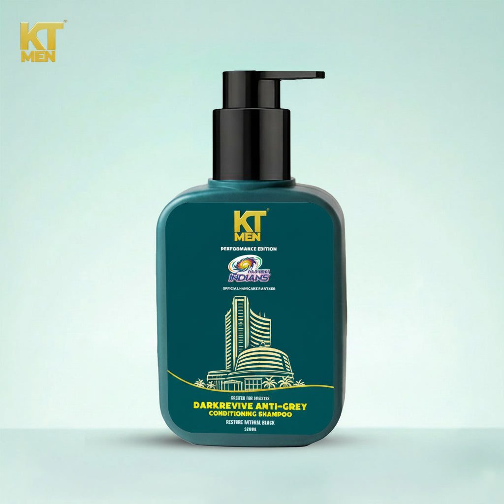 KT Men 2in1 Dark Revive Anti Grey (Shampoo + Conditioner) - 200ml (Mumbai Indians) view 2