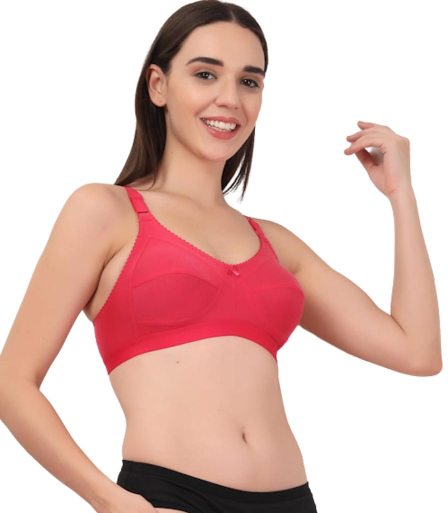 ADORNSTAR Women's Cotton Non-Padded Full Coverage Bra view 2